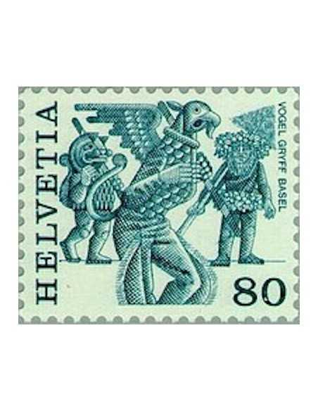 Timbre Poste Suisse N° 1040 Neuf ** philatelie foxtimbre