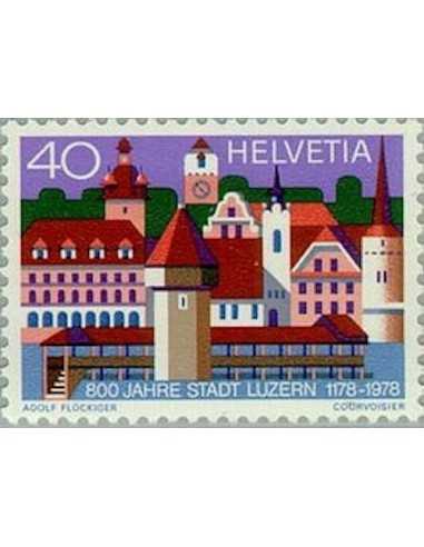 Timbre Poste Suisse N° 1047 Neuf ** philatelie foxtimbre