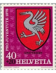 Timbre Poste Suisse N° 1073 Neuf ** philatelie foxtimbre