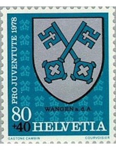 Timbre Poste Suisse N° 1075 Neuf ** philatelie foxtimbre