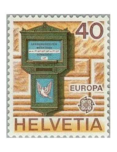 Timbre Poste Suisse N° 1084 Neuf ** philatelie foxtimbre