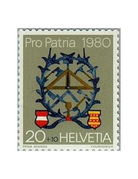 Timbre Poste Suisse N° 1106 Neuf ** philatelie foxtimbre