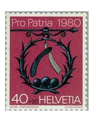 Timbre Poste Suisse N° 1107 Neuf ** philatelie foxtimbre