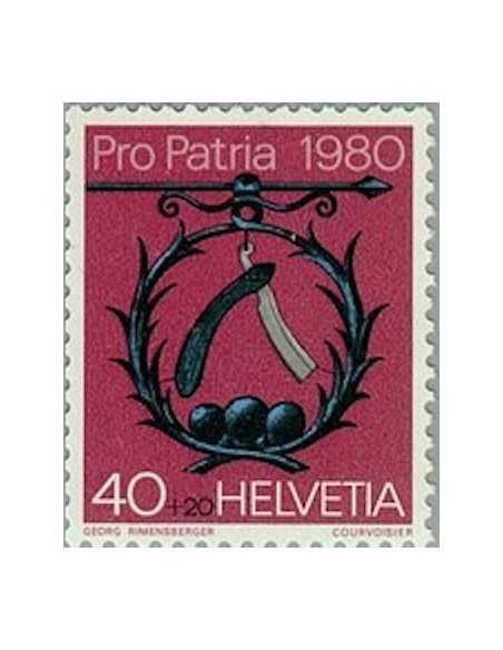 Timbre Poste Suisse N° 1107 Neuf ** philatelie foxtimbre