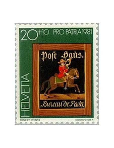 Timbre Poste Suisse N° 1128 Neuf ** philatelie foxtimbre