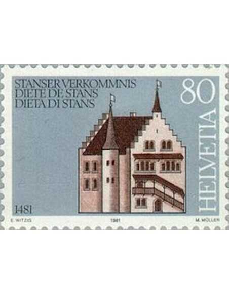 Timbre Poste Suisse N° 1134 Neuf ** philatelie foxtimbre