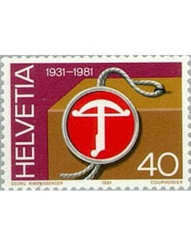 Timbre Poste Suisse N° 1136 Neuf ** philatelie foxtimbre