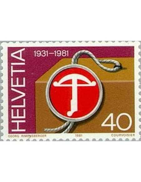 Timbre Poste Suisse N° 1136 Neuf ** philatelie foxtimbre