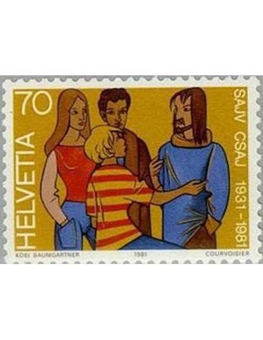 Timbre Poste Suisse N° 1137 Neuf ** philatelie foxtimbre