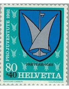 Timbre Poste Suisse N° 1142 Neuf ** philatelie foxtimbre