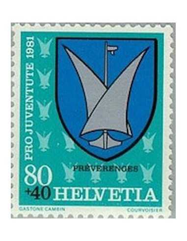 Timbre Poste Suisse N° 1142 Neuf ** philatelie foxtimbre