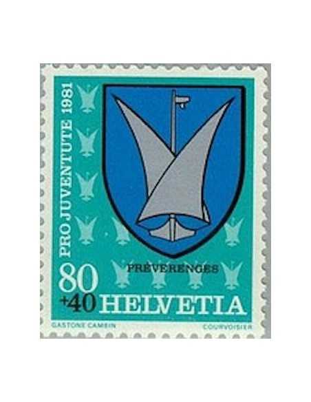 Timbre Poste Suisse N° 1142 Neuf ** philatelie foxtimbre