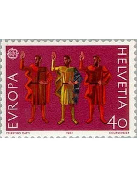 Timbre Poste Suisse N° 1150 Neuf ** philatelie foxtimbre