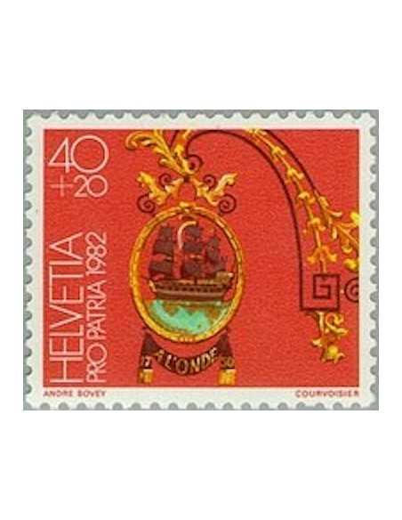 Timbre Poste Suisse N° 1153 Neuf ** philatelie foxtimbre