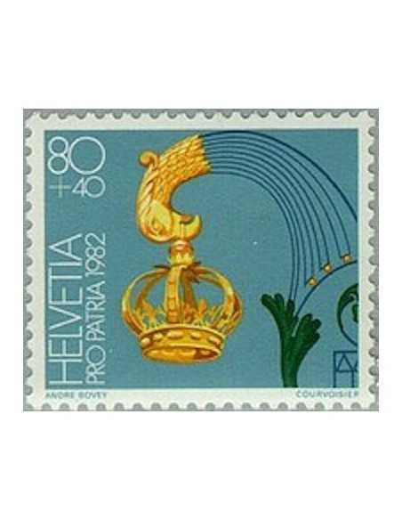 Timbre Poste Suisse N° 1155 Neuf ** philatelie foxtimbre