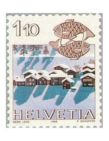 Timbre Poste Suisse N° 1157 Neuf ** philatelie foxtimbre