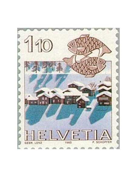 Timbre Poste Suisse N° 1157 Neuf ** philatelie foxtimbre