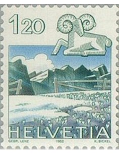 Timbre Poste Suisse N° 1158 Neuf ** philatelie foxtimbre