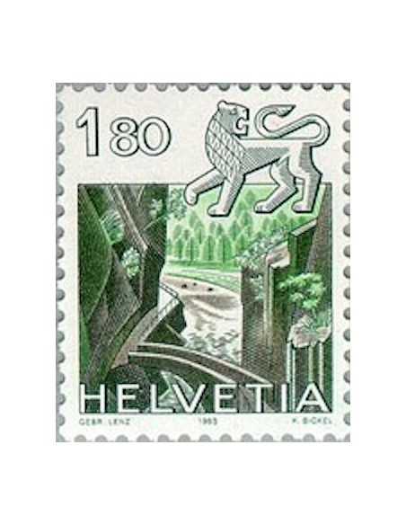 Timbre Poste Suisse N° 1172 Neuf ** philatelie foxtimbre