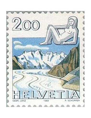 Timbre Poste Suisse N° 1173 Neuf ** philatelie foxtimbre