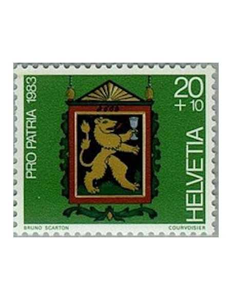 Timbre Poste Suisse N° 1180 Neuf ** philatelie foxtimbre