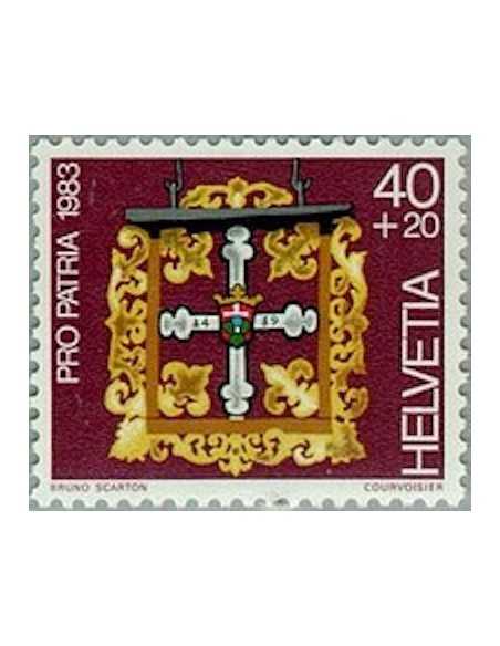 Timbre Poste Suisse N° 1181 Neuf ** philatelie foxtimbre