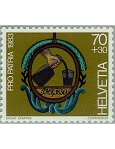 Timbre Poste Suisse N° 1182 Neuf ** philatelie foxtimbre