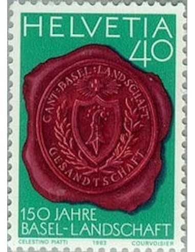 Timbre Poste Suisse N° 1184 Neuf ** philatelie foxtimbre