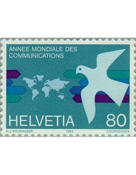 Timbre Poste Suisse N° 1188 Neuf ** philatelie foxtimbre