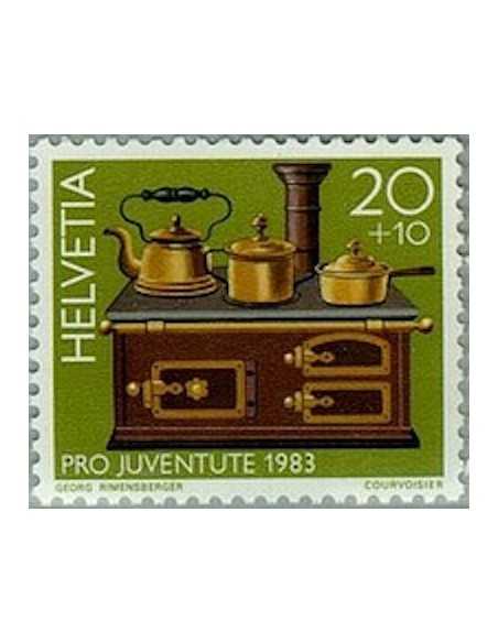 Timbre Poste Suisse N° 1189 Neuf ** philatelie foxtimbre