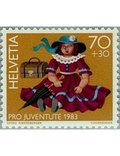 Timbre Poste Suisse N° 1191 Neuf ** philatelie foxtimbre