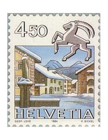 Timbre Poste Suisse N° 1195 Neuf ** philatelie foxtimbre