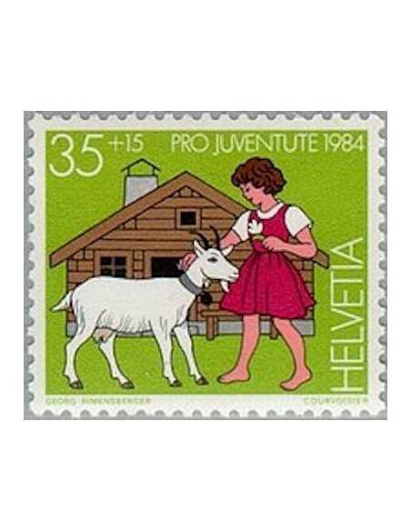 Timbre Poste Suisse N° 1213 Neuf ** philatelie foxtimbre