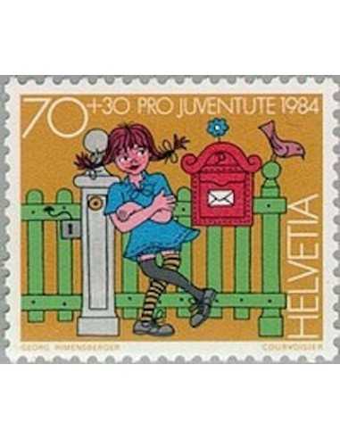 Timbre Poste Suisse N° 1215 Neuf ** philatelie foxtimbre