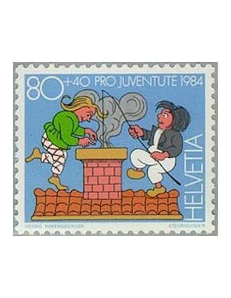 Timbre Poste Suisse N° 1216 Neuf ** philatelie foxtimbre