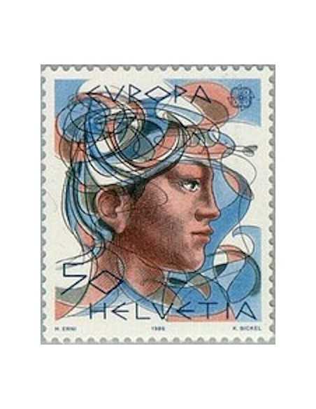 Timbre Poste Suisse N° 1244 Neuf ** philatelie foxtimbre