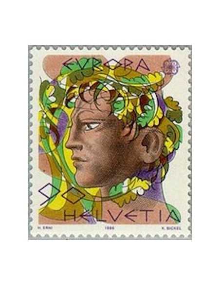 Timbre Poste Suisse N° 1245 Neuf ** philatelie foxtimbre