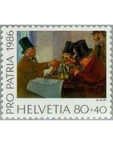 Timbre Poste Suisse N° 1248 Neuf ** philatelie foxtimbre