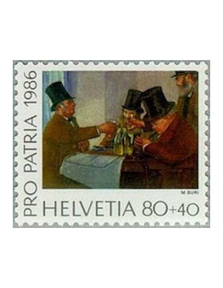 Timbre Poste Suisse N° 1248 Neuf ** philatelie foxtimbre