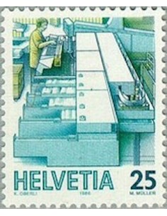 Timbre Poste Suisse N° 1252 Neuf ** philatelie foxtimbre