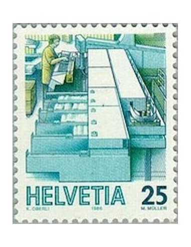 Timbre Poste Suisse N° 1252 Neuf ** philatelie foxtimbre