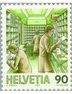 Timbre Poste Suisse N° 1255 Neuf ** philatelie foxtimbre