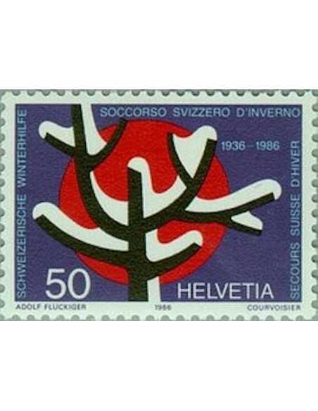 Timbre Poste Suisse N° 1257 Neuf ** philatelie foxtimbre