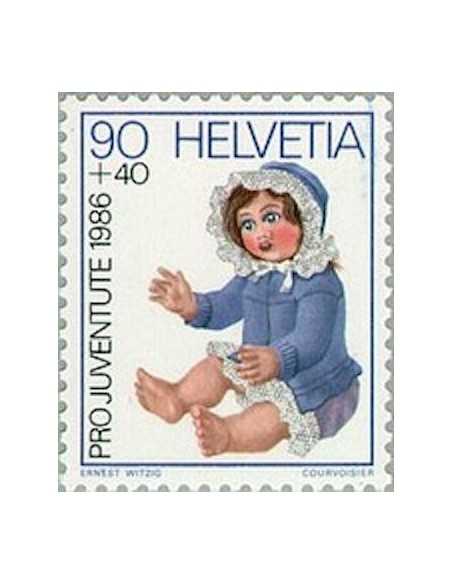 Timbre Poste Suisse N° 1263 Neuf ** philatelie foxtimbre