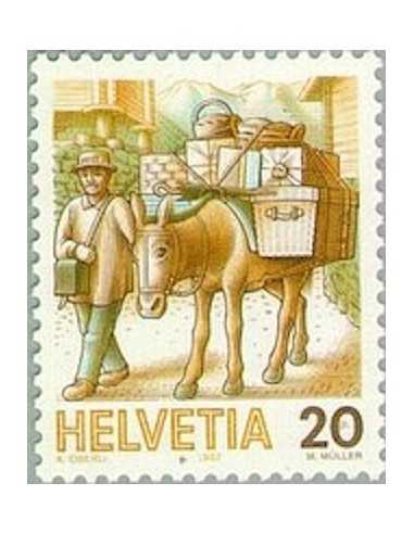 Timbre Poste Suisse N° 1264 Neuf ** philatelie foxtimbre