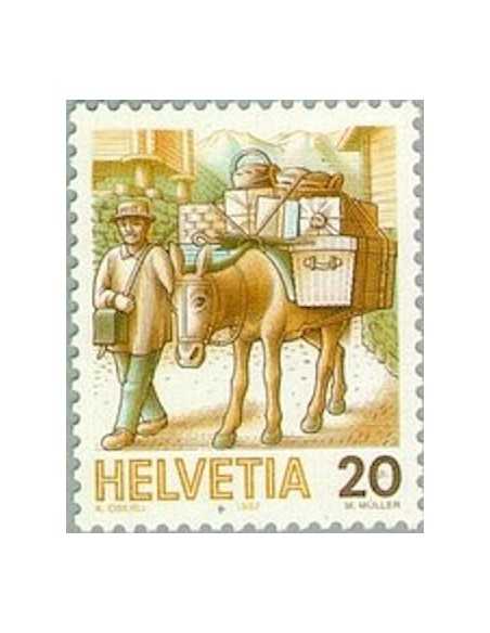 Timbre Poste Suisse N° 1264 Neuf ** philatelie foxtimbre