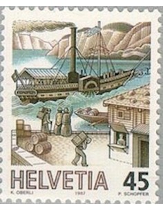 Timbre Poste Suisse N° 1266 Neuf ** philatelie foxtimbre