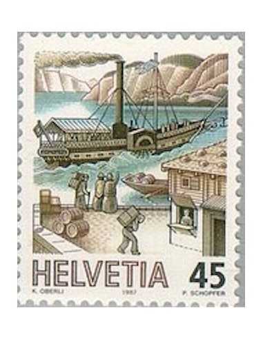 Timbre Poste Suisse N° 1266 Neuf ** philatelie foxtimbre