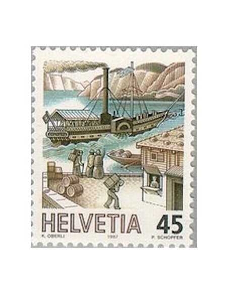 Timbre Poste Suisse N° 1266 Neuf ** philatelie foxtimbre