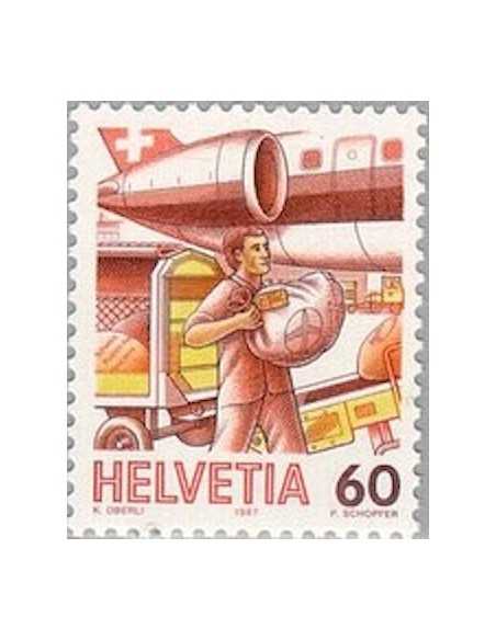 Timbre Poste Suisse N° 1268 Neuf ** philatelie foxtimbre